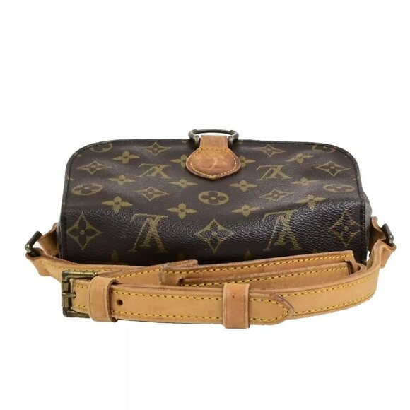 LOUIS VUITTON Saint Cloud MM Shoulder Bag Monogram Leather Brown - Picture 13 of 16